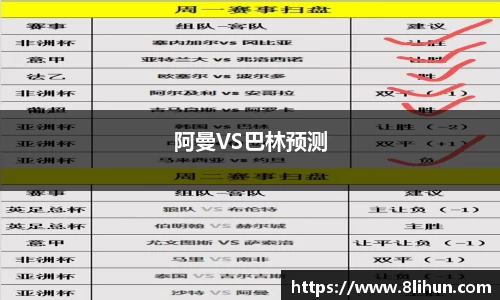 阿曼VS巴林预测